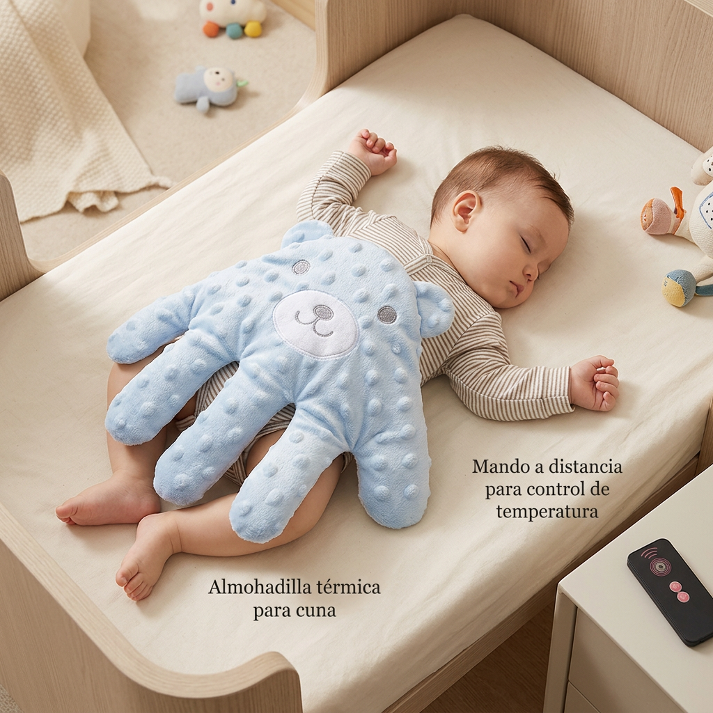 Peluche duerme bebés con palmitas
