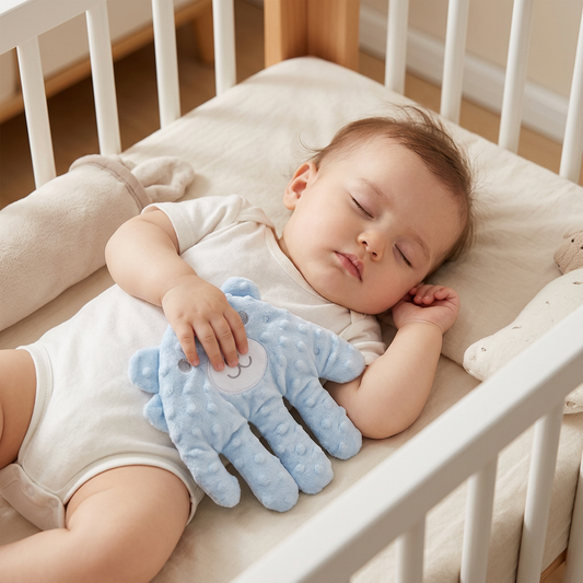 Peluche duerme bebés con palmitas